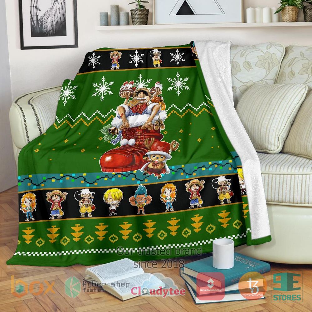 HOT One Piece Christmas Blanket 16