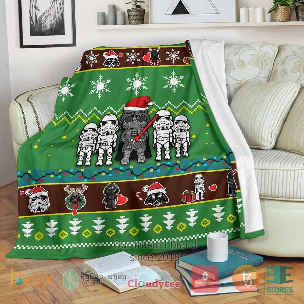 HOT Star Wars Green Christmas Blanket 17