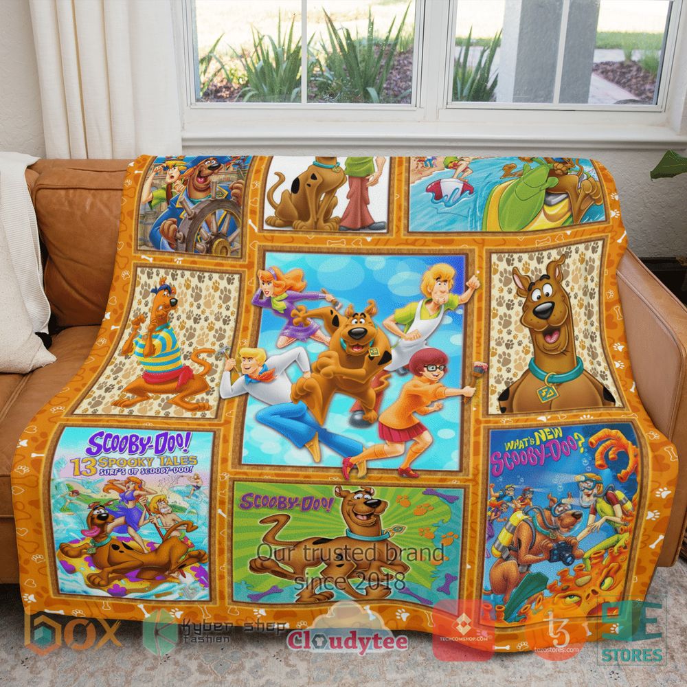 HOT The Wonderful World Of Scooby Doo Blanket 16