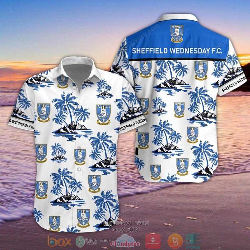 Sheffield Wednesday 3D Hawaiian Shirt, Shorts 6