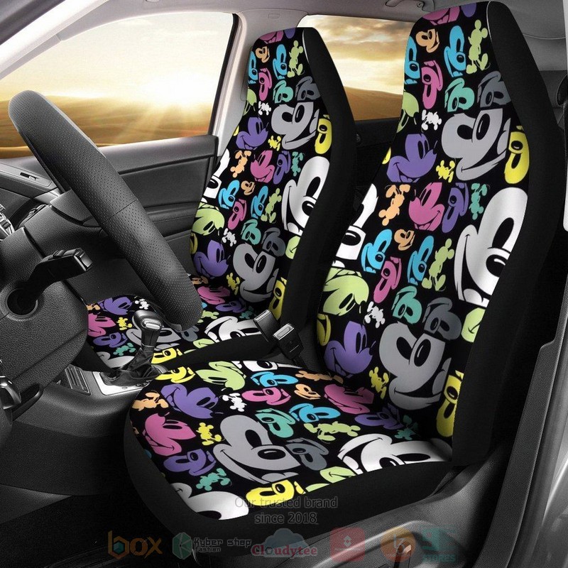 HOT Mickey And Pluto Cartoon Car Seat Cover 9