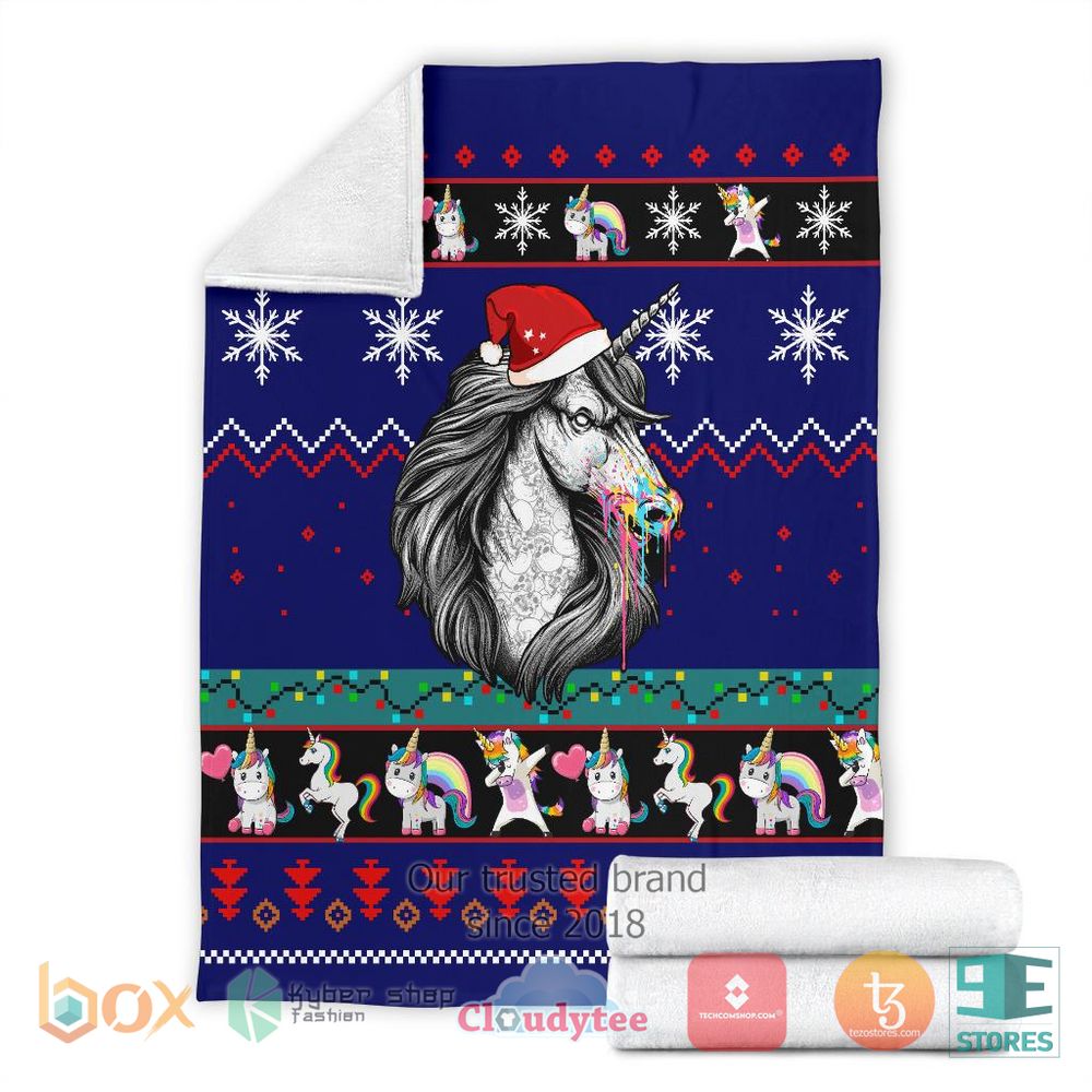 HOT Unicorn Christmas Blanket 7 HOT Unicorn Christmas Blanket - Image 7