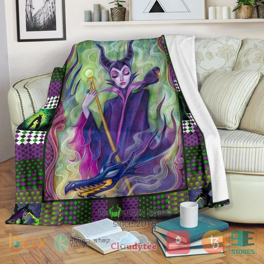 HOT Villain Maleficent House Blanket 9