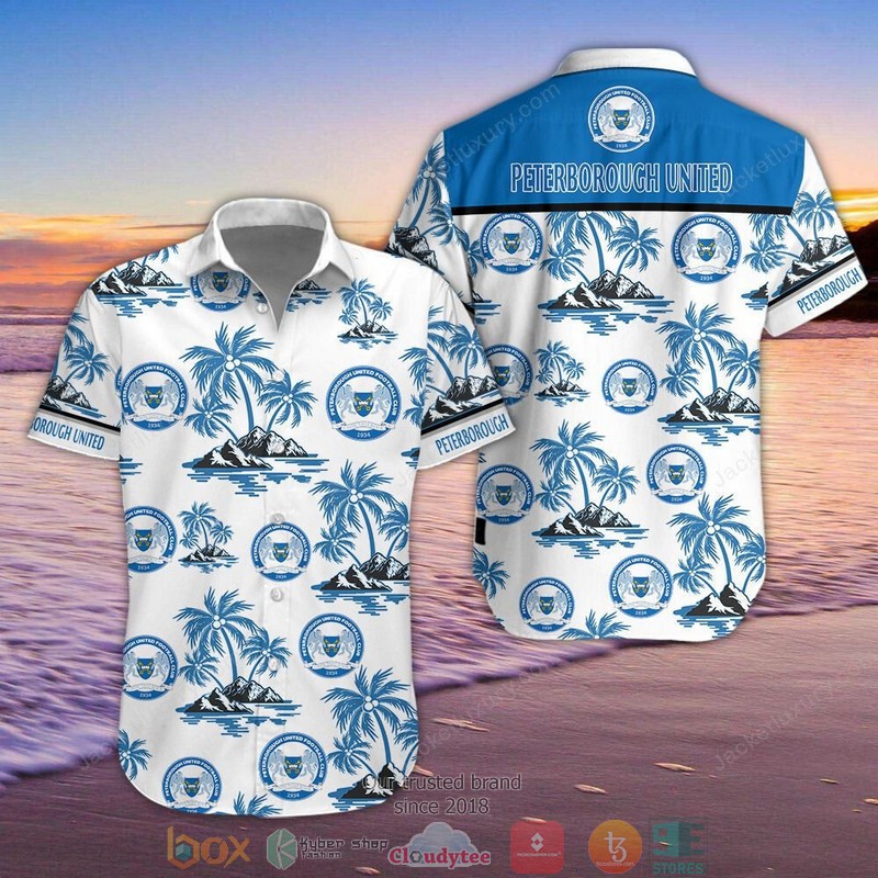 Peterborough United F.C 3D Hawaiian Shirt, Shorts 6