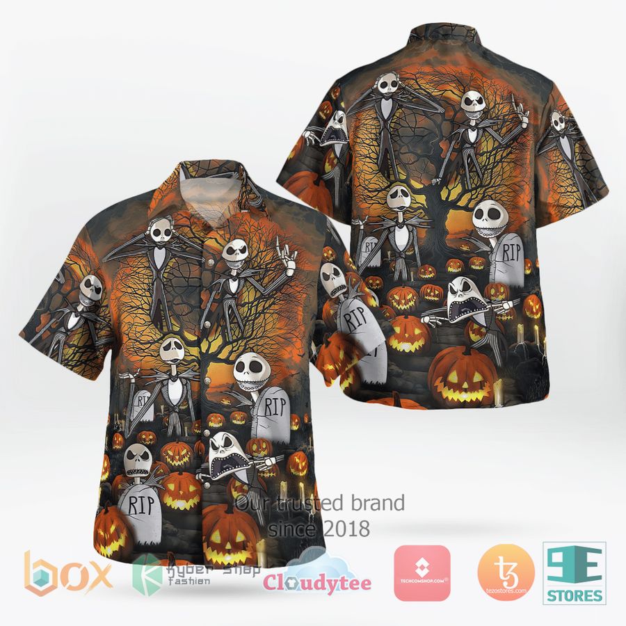 BEST The Nightmare Halloween RIP Pumpkin Hawaii Shirt 10