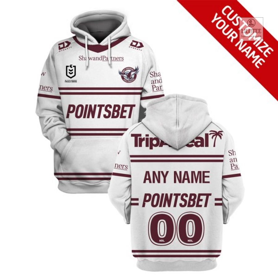 Top cool sherpa hoodie blanket for NRL fans 118