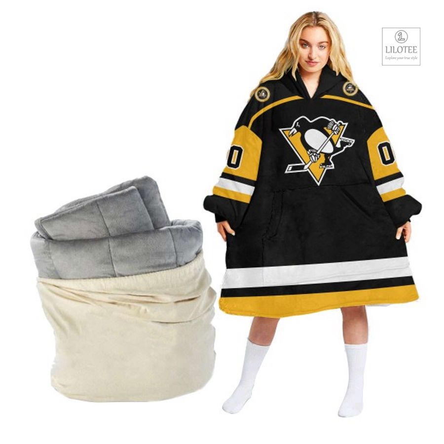 BEST Pittsburgh Penguins Custom Sherpa Hoodie Blanket