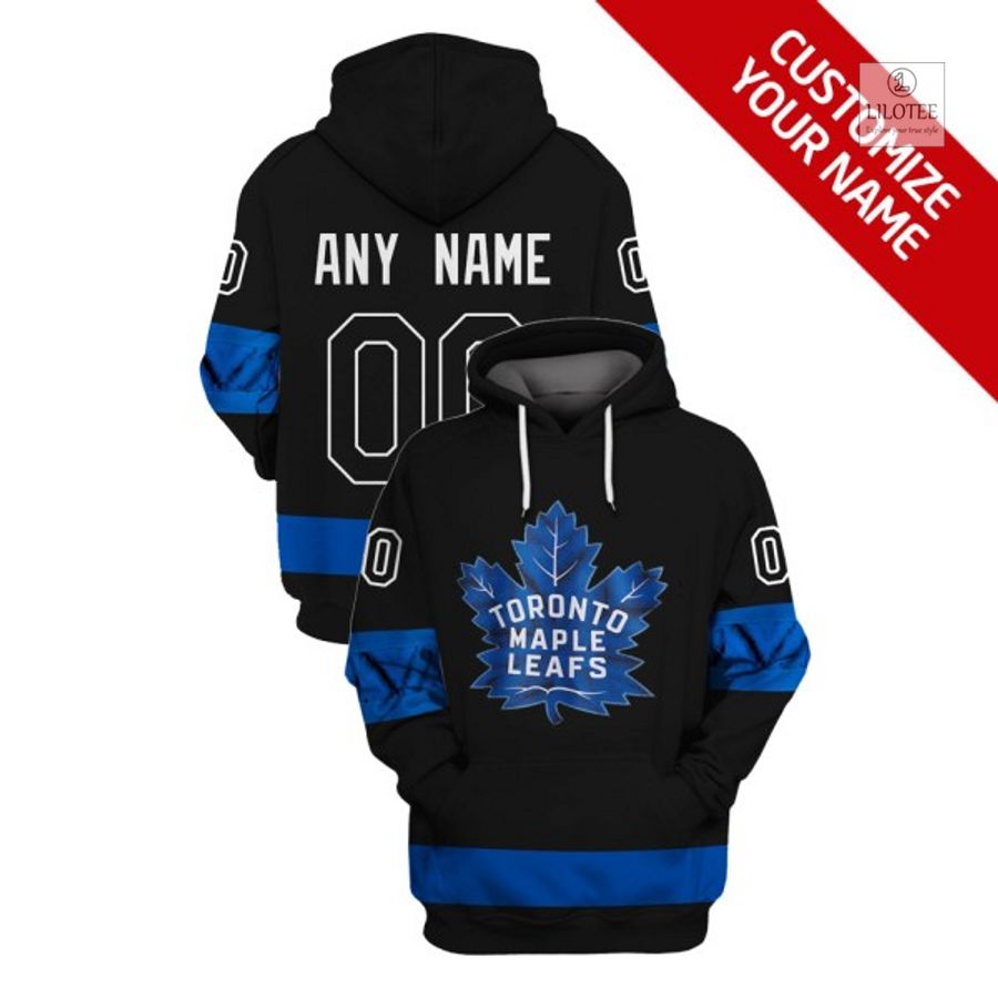 BEST NHL Toronto Maple Leafs Black Blue Custom Shirt, hoodie 8