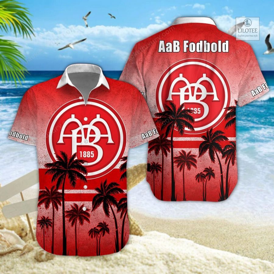 BEST AaB Fodbold Hawaiian Shirt, Short 5