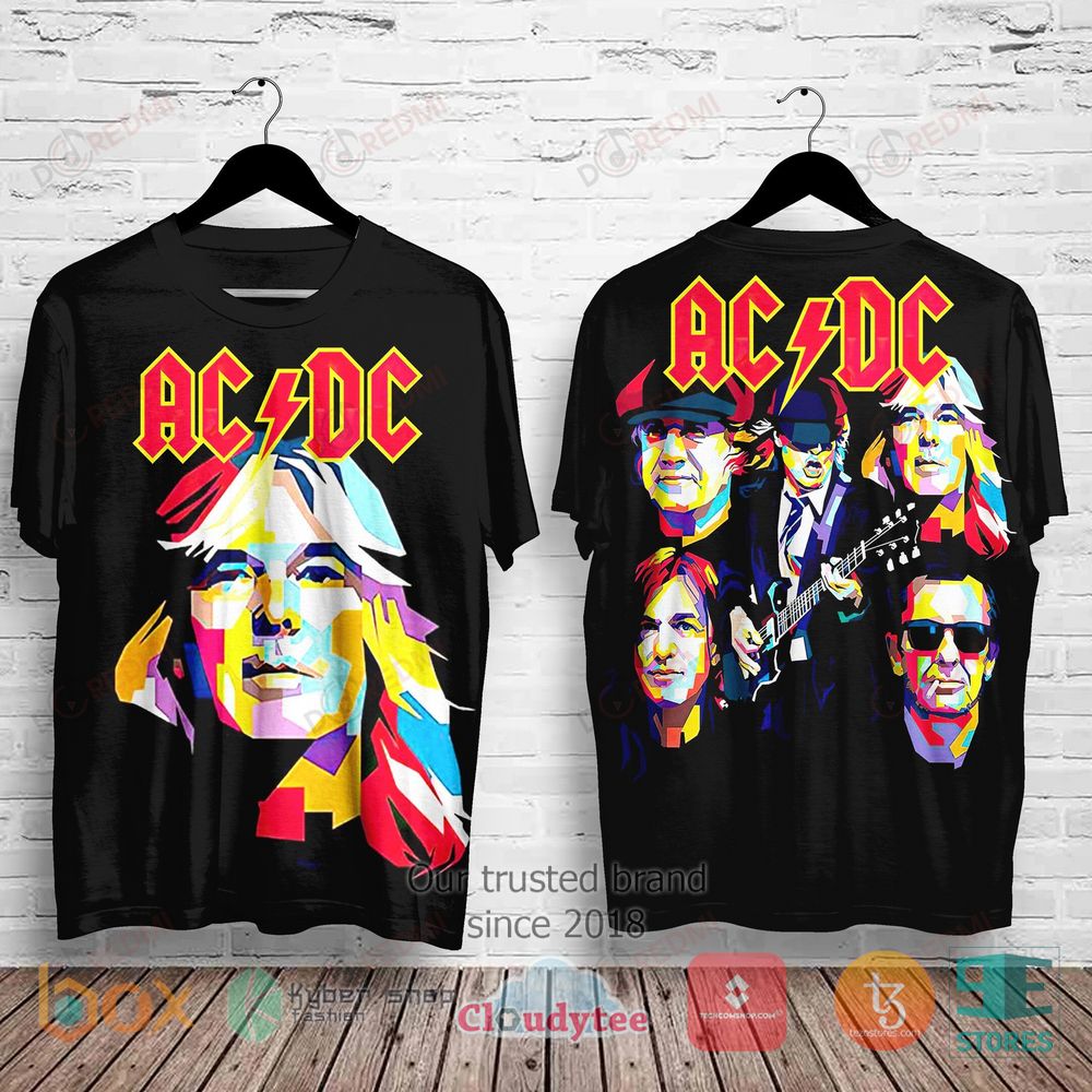HOT AC DC Album 3D Shirt 3