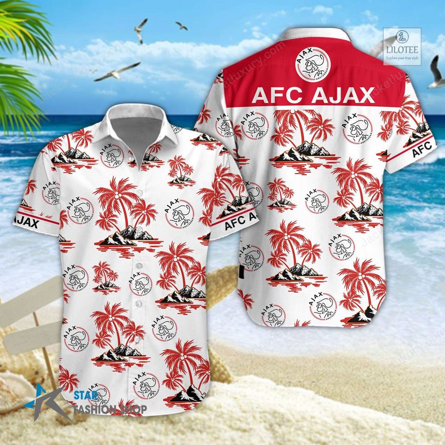 BEST AFC Ajax Hawaiian Shirt, Short 4