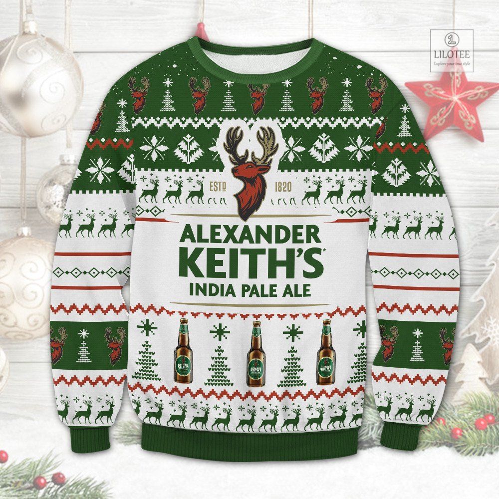 BEST Alexander Keith's India Pale Ale Christmas Sweater and Sweatshirt 3