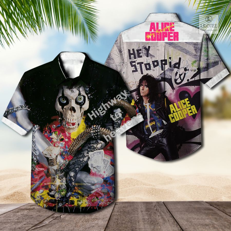 BEST Alice Cooper Hey Stoopid Hawaiian Shirt 3
