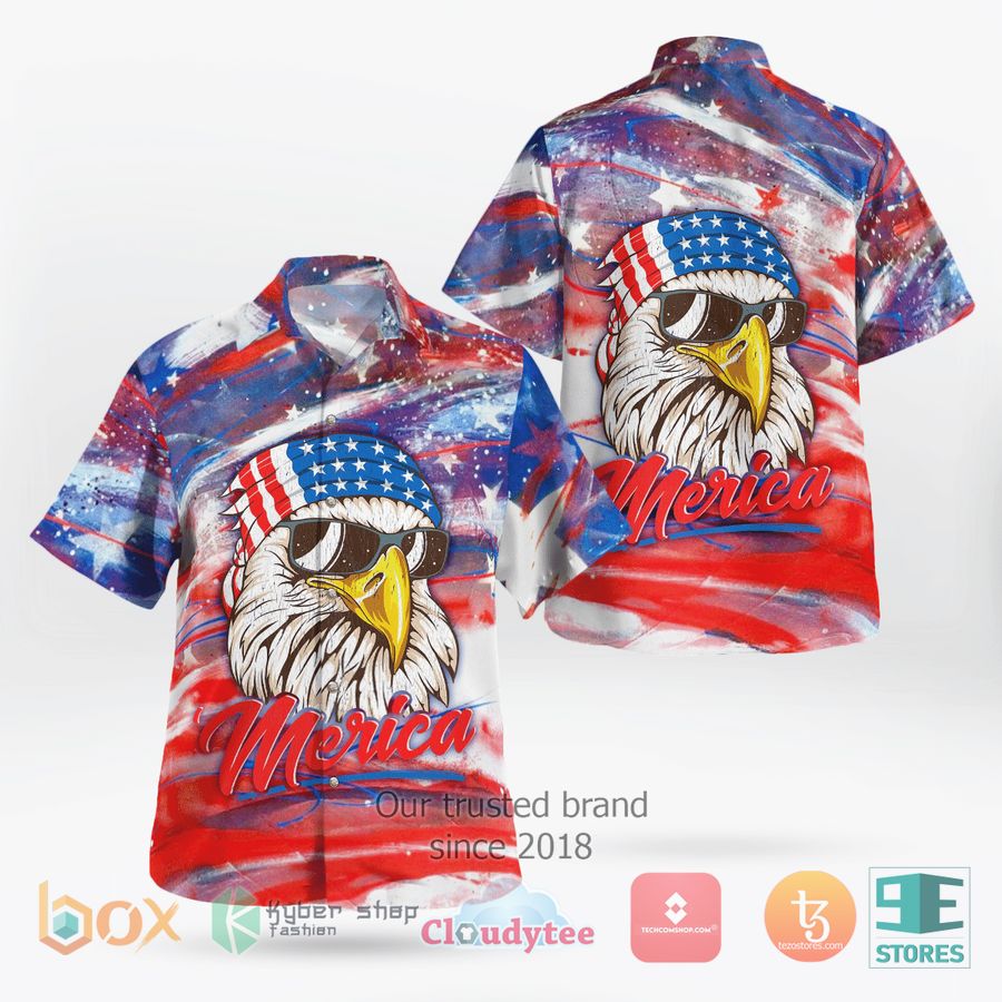 HOT American Flag Eagle Independence Day Hawaiian Shirt 9