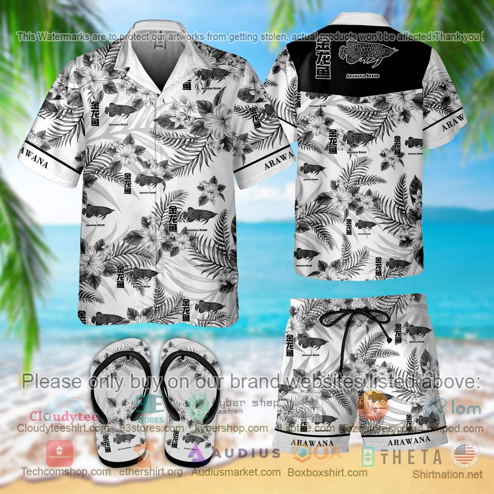 BEST Arawana Hawaiian Shirt, Short 3