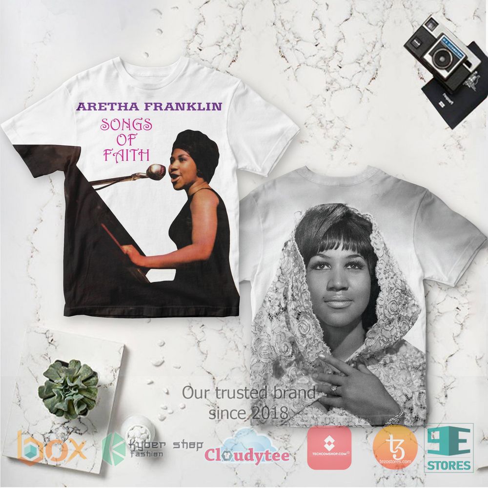 HOT Aretha Franklin Songs of Faith T-Shirt 3