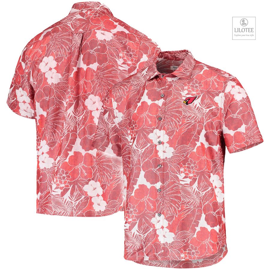 BEST Arizona Cardinals Tommy Bahama Coconut Point Playa Floral IslandZone Cardinal Hawaiian Shirt 7