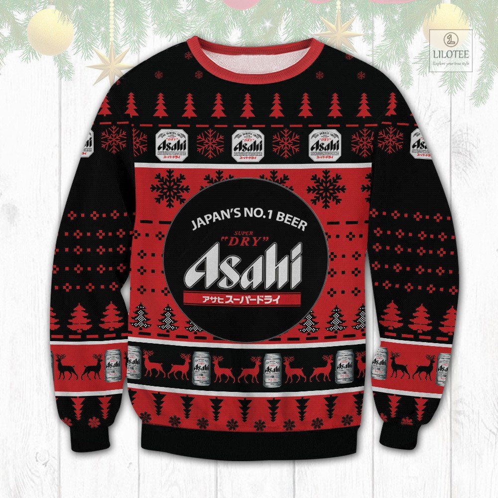 BEST Asahi Japan's No 1 Beer Christmas Sweater and Sweatshirt 2