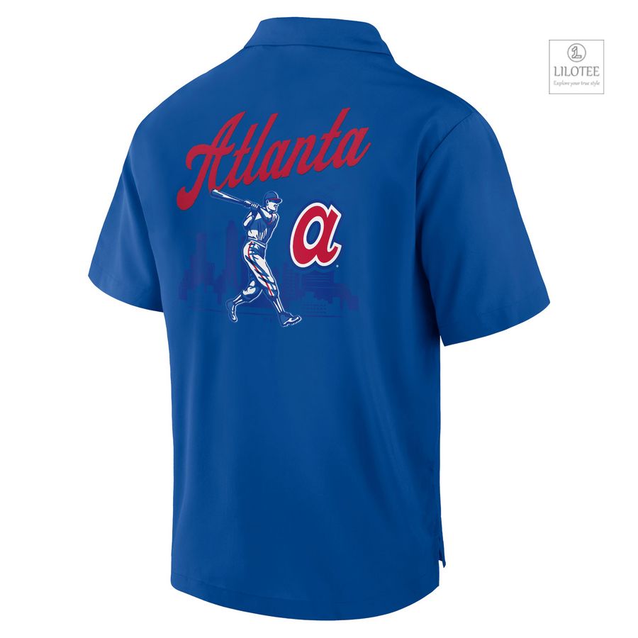 BEST Atlanta Braves Fanatics Branded Proven Winner Camp Royal Hawaiian Shirt 3 BEST Atlanta Braves Fanatics Branded Proven Winner Camp Royal Hawaiian Shirt - Image 3