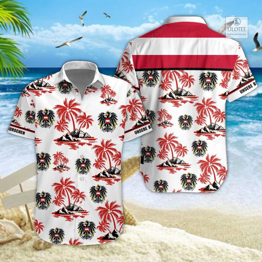 Austria national football team Hawaiian Shirt, Short 1
