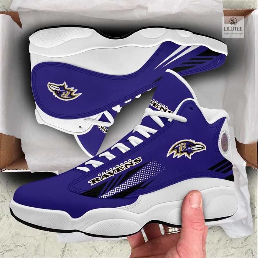 BEST NFL Baltimore Ravens Air Jordan 13 Sneaker 18