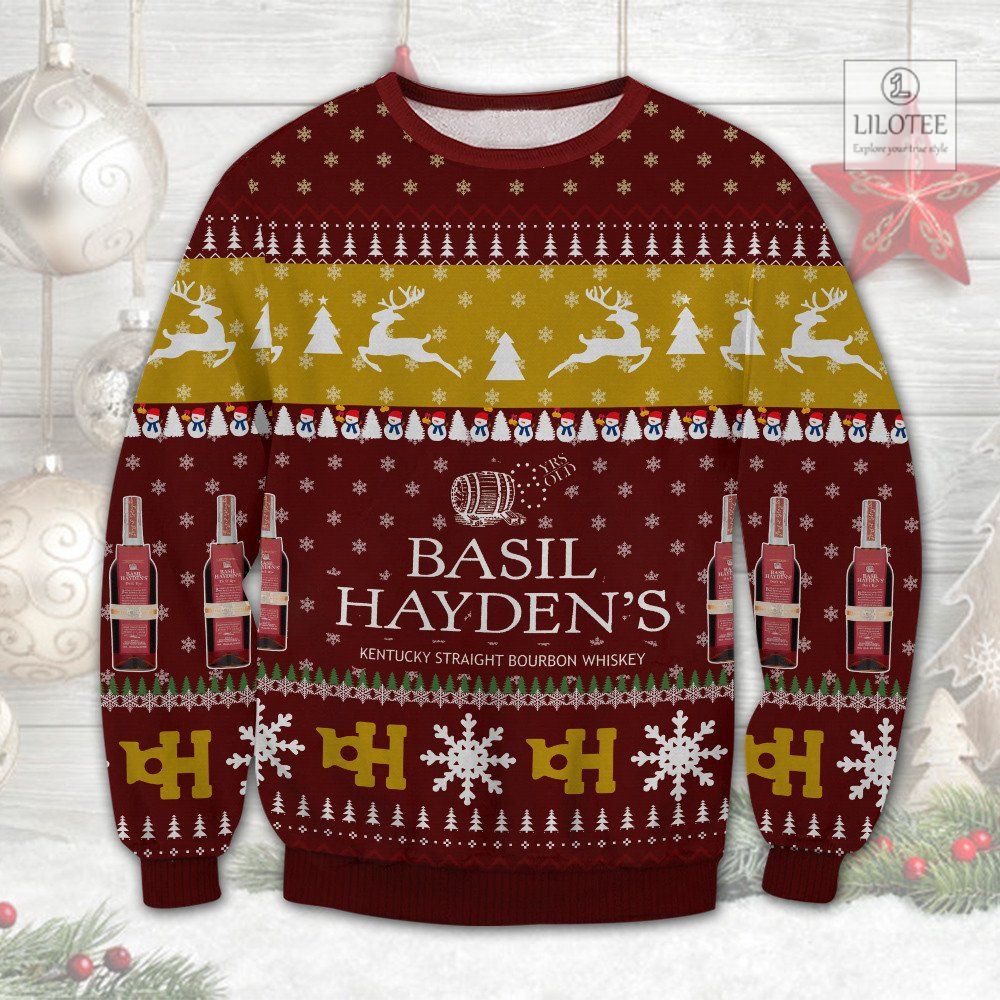 BEST Basil Hayden's Kentucky Straight Bourbon 3D sweater, sweatshirt 3
