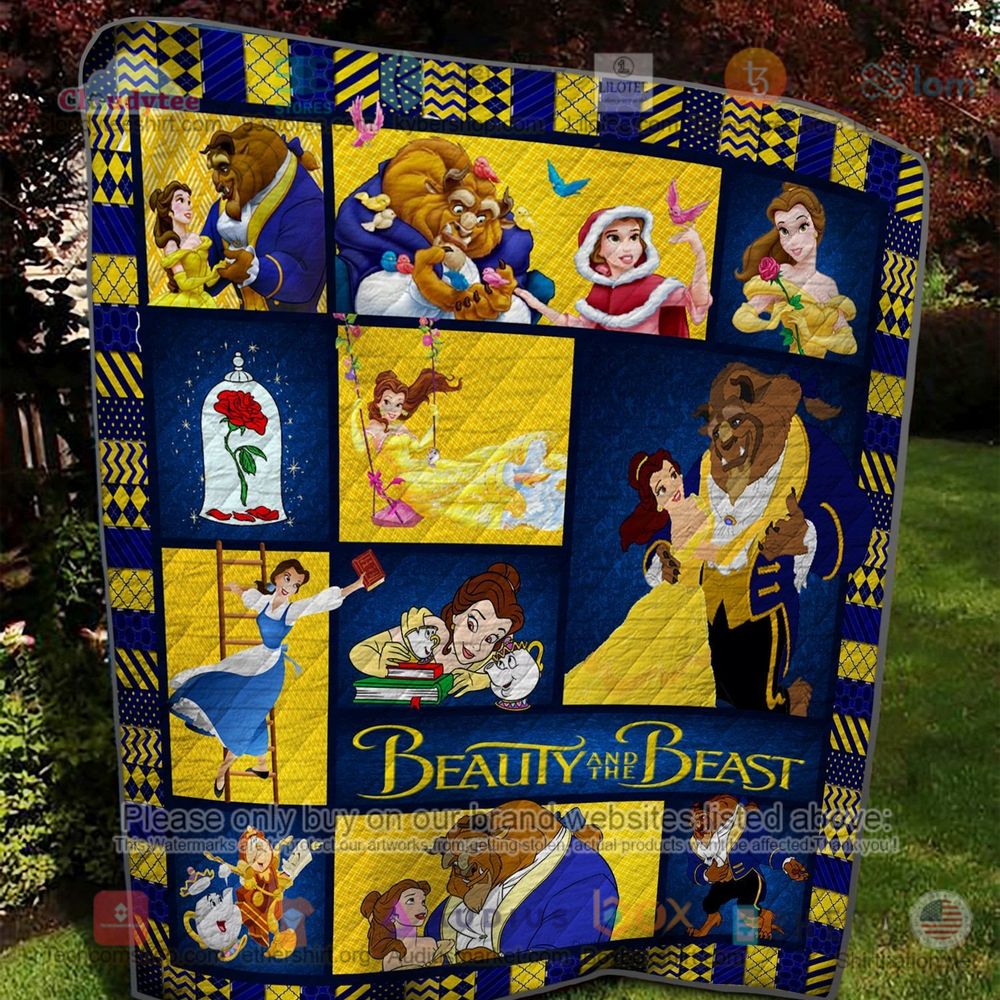 NEW Beauty and the Beast happy moments Quilt 5