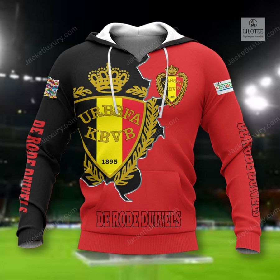 Belgium De Rode Duivels national football team 3D Hoodie, Shirt 2
