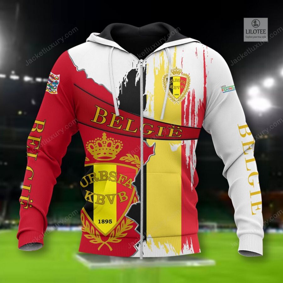 Belgium national football team Red 3D Hoodie, Shirt 14