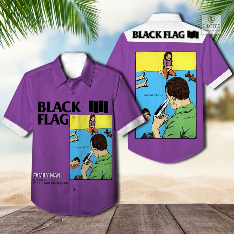 BEST Black Flag family man Hawaiian Shirt 2