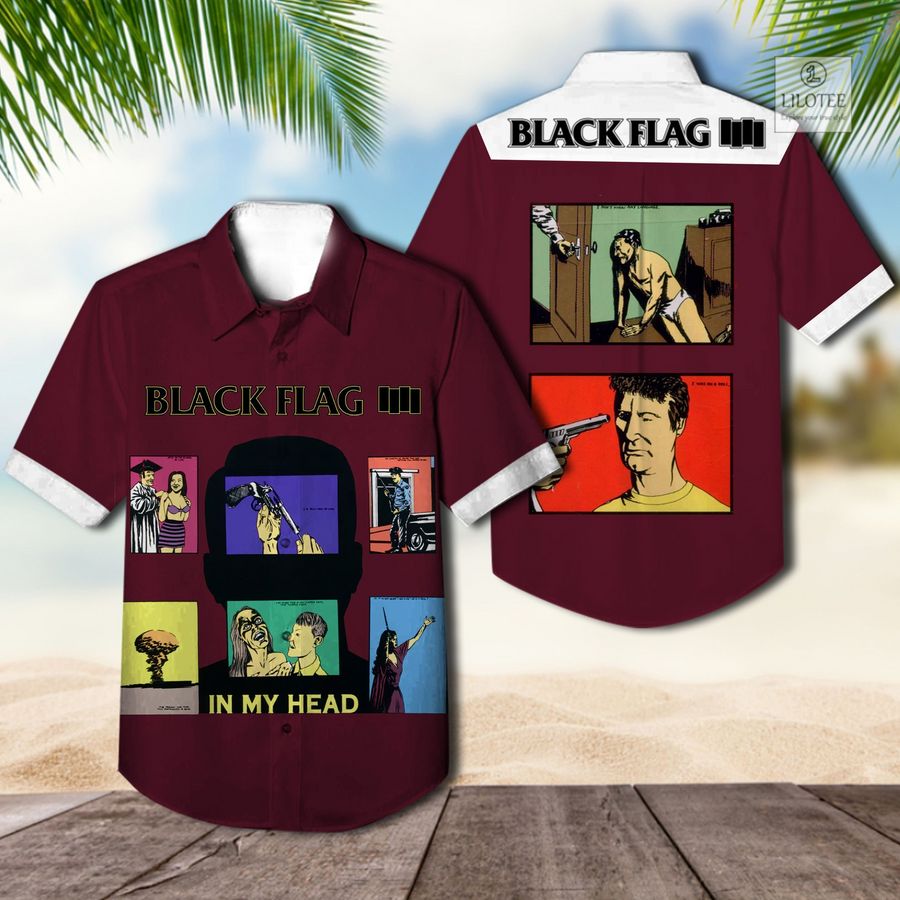 BEST Black Flag in my head Hawaiian Shirt 3