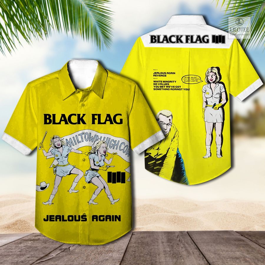 BEST Black Flag jealous again Hawaiian Shirt 3