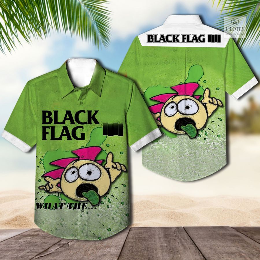 BEST Black Flag what that Hawaiian Shirt 3