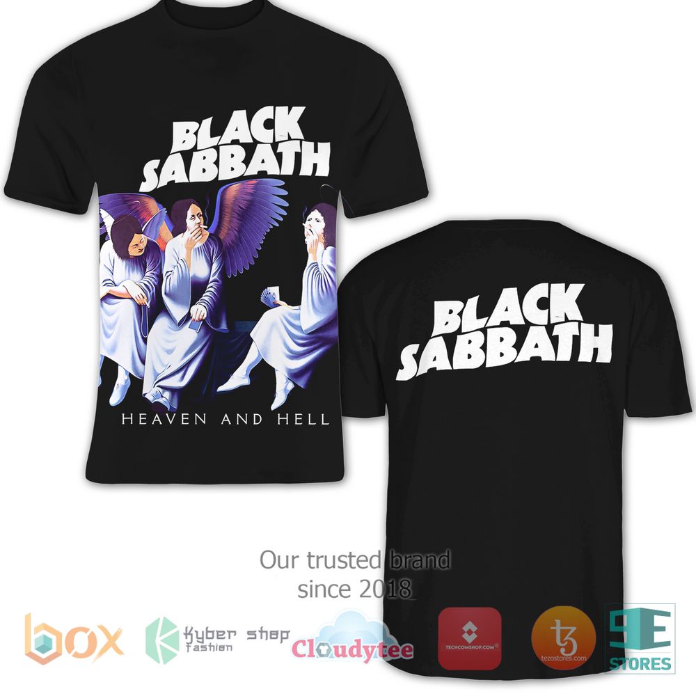 BEST Black Sabbath Heaven and Hell 3D Shirt 3