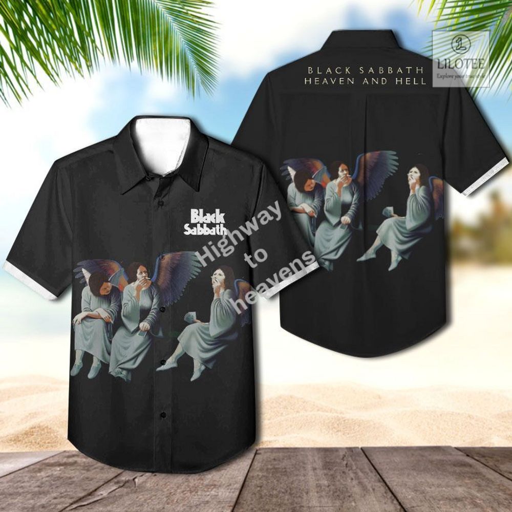 BEST Black Sabbath Heaven And Hell Casual Hawaiian Shirt 3