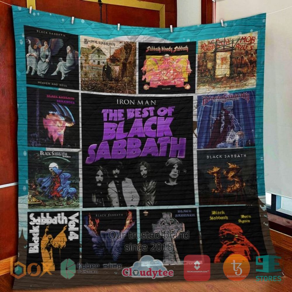 BEST Black Sabbath Iron Man the best of Black Sabbath Album Quilt 1