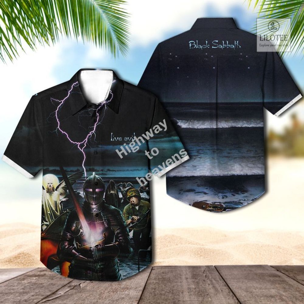 BEST Black Sabbath Live Evil Casual Hawaiian Shirt 2