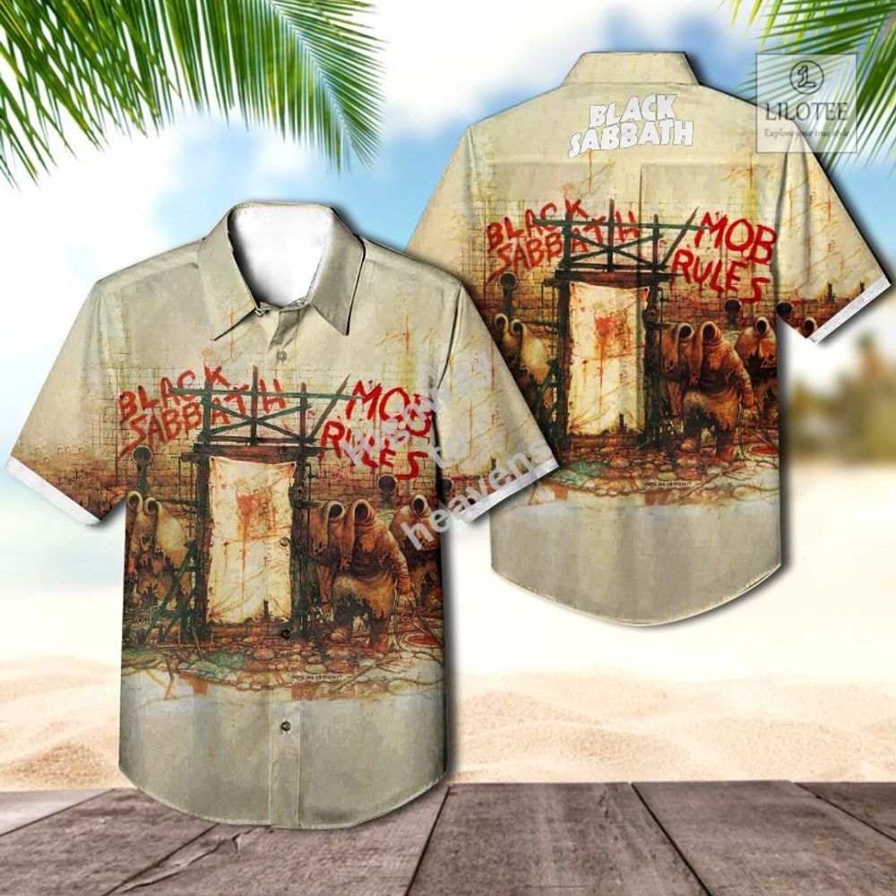 BEST Black Sabbath Mob Rules Casual Hawaiian Shirt 3