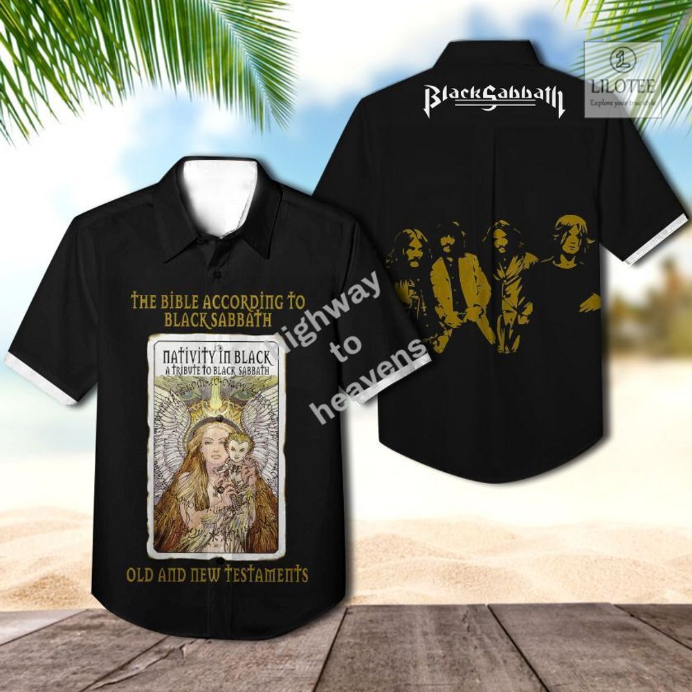 BEST Black Sabbath Testaments Casual Hawaiian Shirt 2