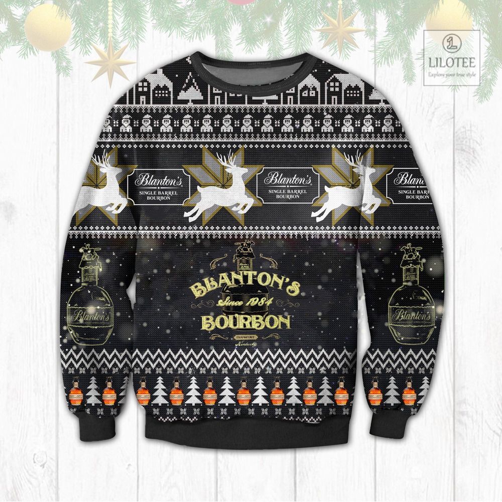BEST Blanton's Bourbon 3D sweater, sweatshirt 3
