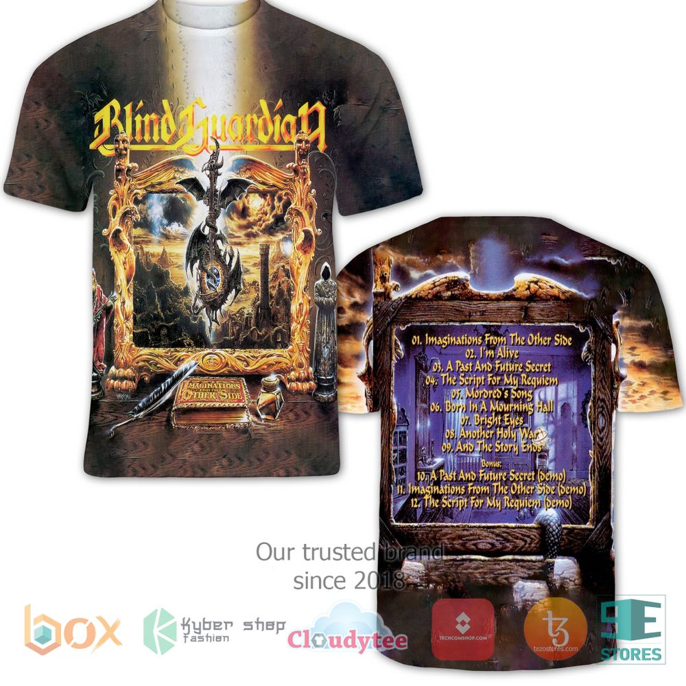 HOT Blind Guardian Imaginations from the Other Side 3D T-Shirt 3