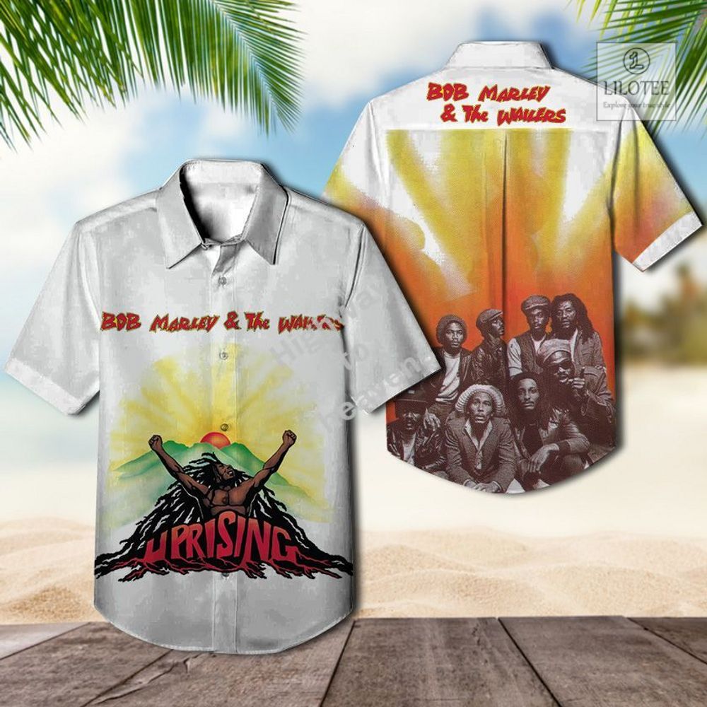 BEST Bob Marley Uprising Casual Hawaiian Shirt 2