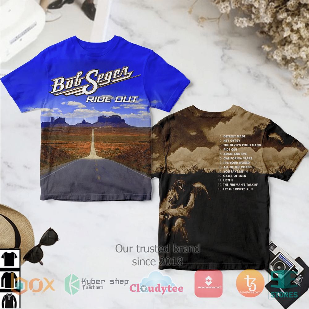 HOT Bob Seger Ride Out 3D over printed Shirt 3