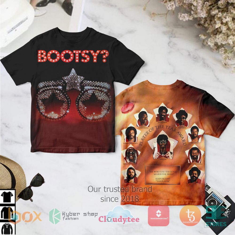 HOT Bootsy Collins Player of the Year 3D T-Shirt 2