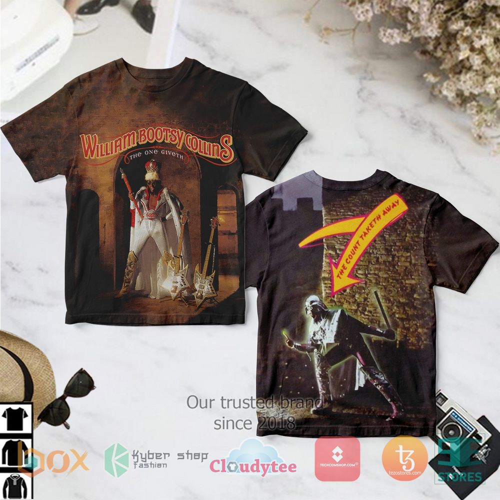 HOT Bootsy Collins The One Giveth 3D T-Shirt 4