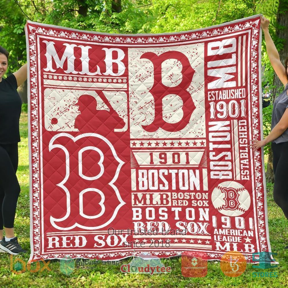 HOT Boston Red Sox Quilt 9