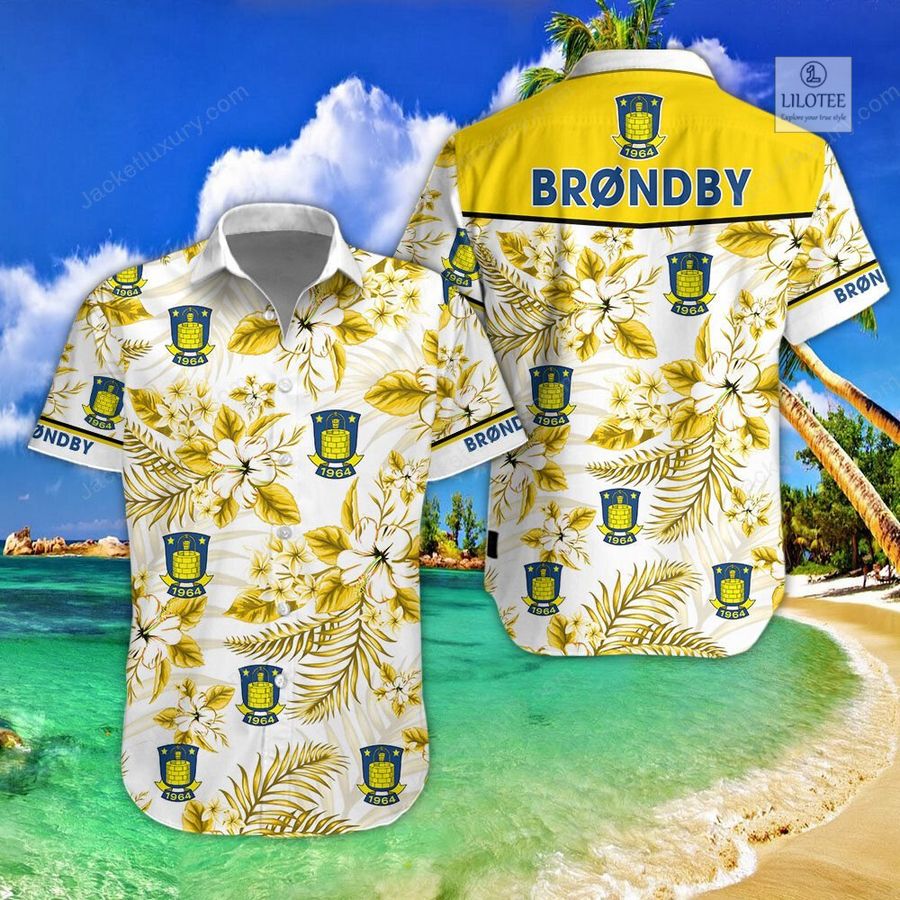BEST Brondby IF Hawaiian Shirt, Shorts 7