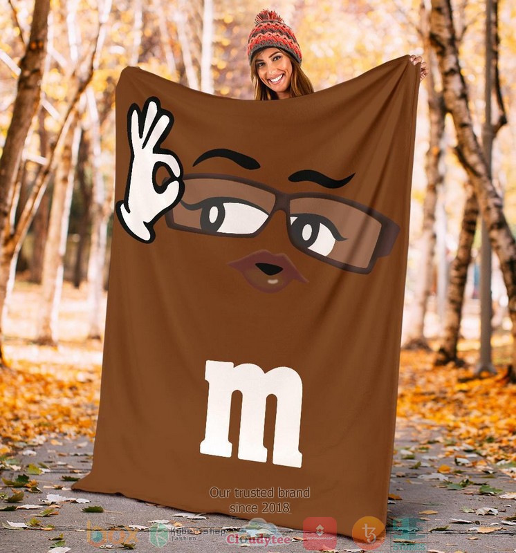 HOT Brown M&M Funny M&M Lover Blanket 4 HOT Brown M&M Funny M&M Lover Blanket - Image 4