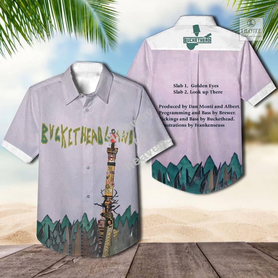 BEST Bucketheadland Look Up There Hawaiian Shirt 3