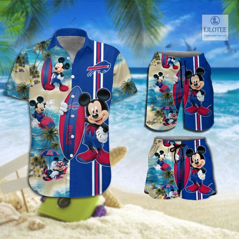 BEST Buffalo Bills Mickey Mouse Hawaiian Shirt, Shorts 8